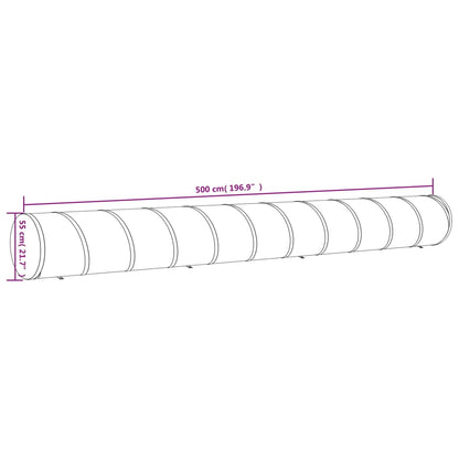 Hondentunnel Ø 55x500 cm polyester blauw