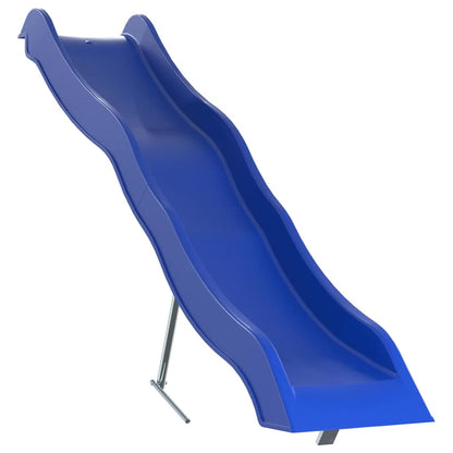 Glijbaan 210x40 cm polypropeen blauw
