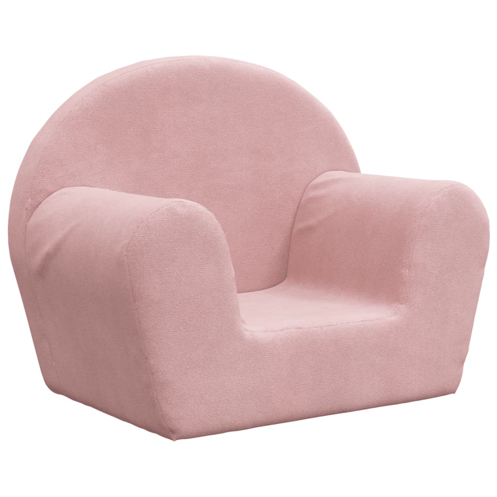 Kinderbank Roze Zacht Pluche