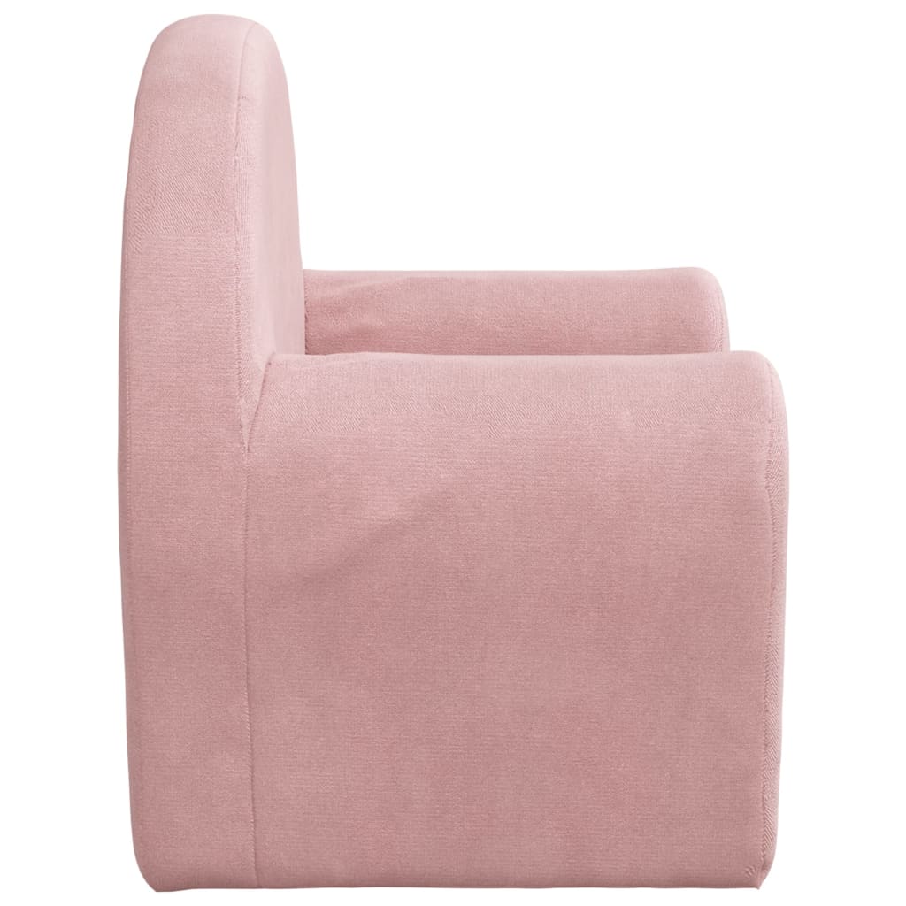 Kinderbank Roze Zacht Pluche