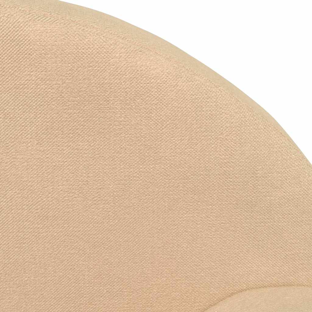 Kinderbank 2-zits zacht pluche crèmekleurig