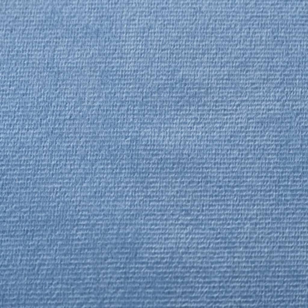 Kinderslaapbank 2-zits zacht pluche blauw