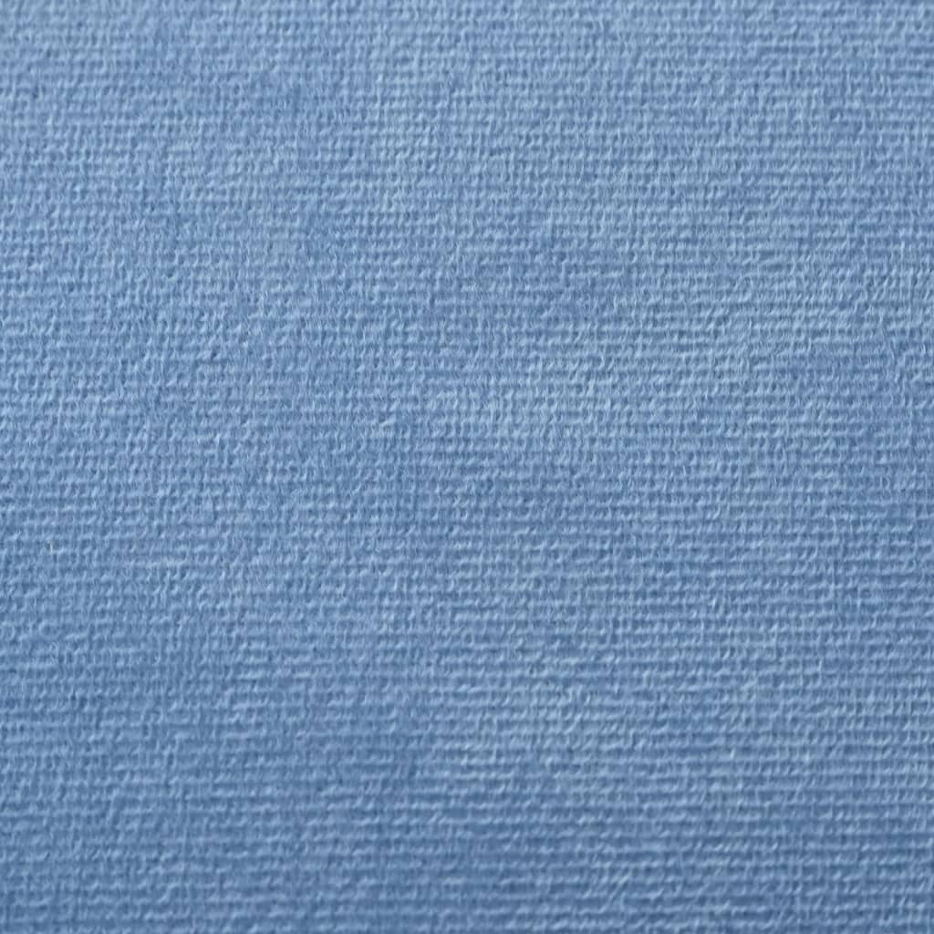Kinderbank 2-zits zacht pluche blauw