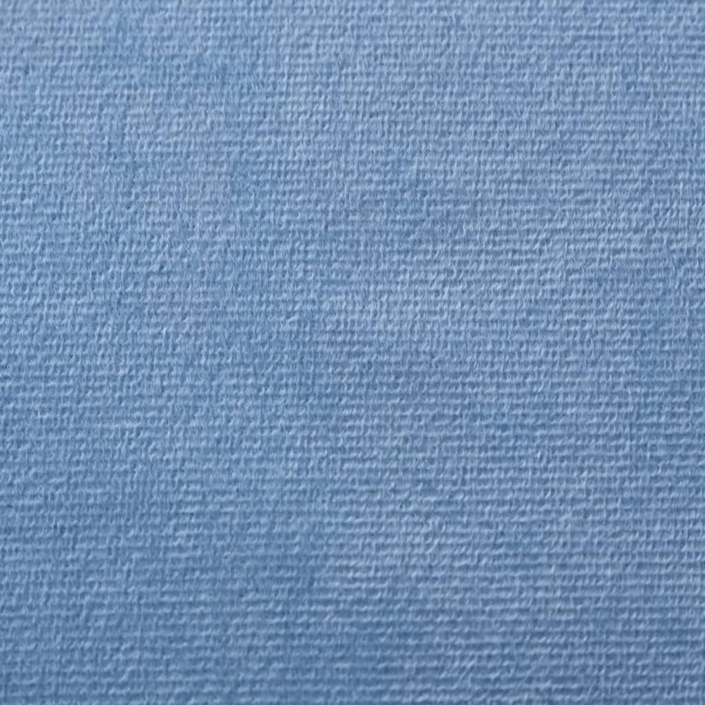 Kinderslaapbank 2-zits zacht pluche blauw