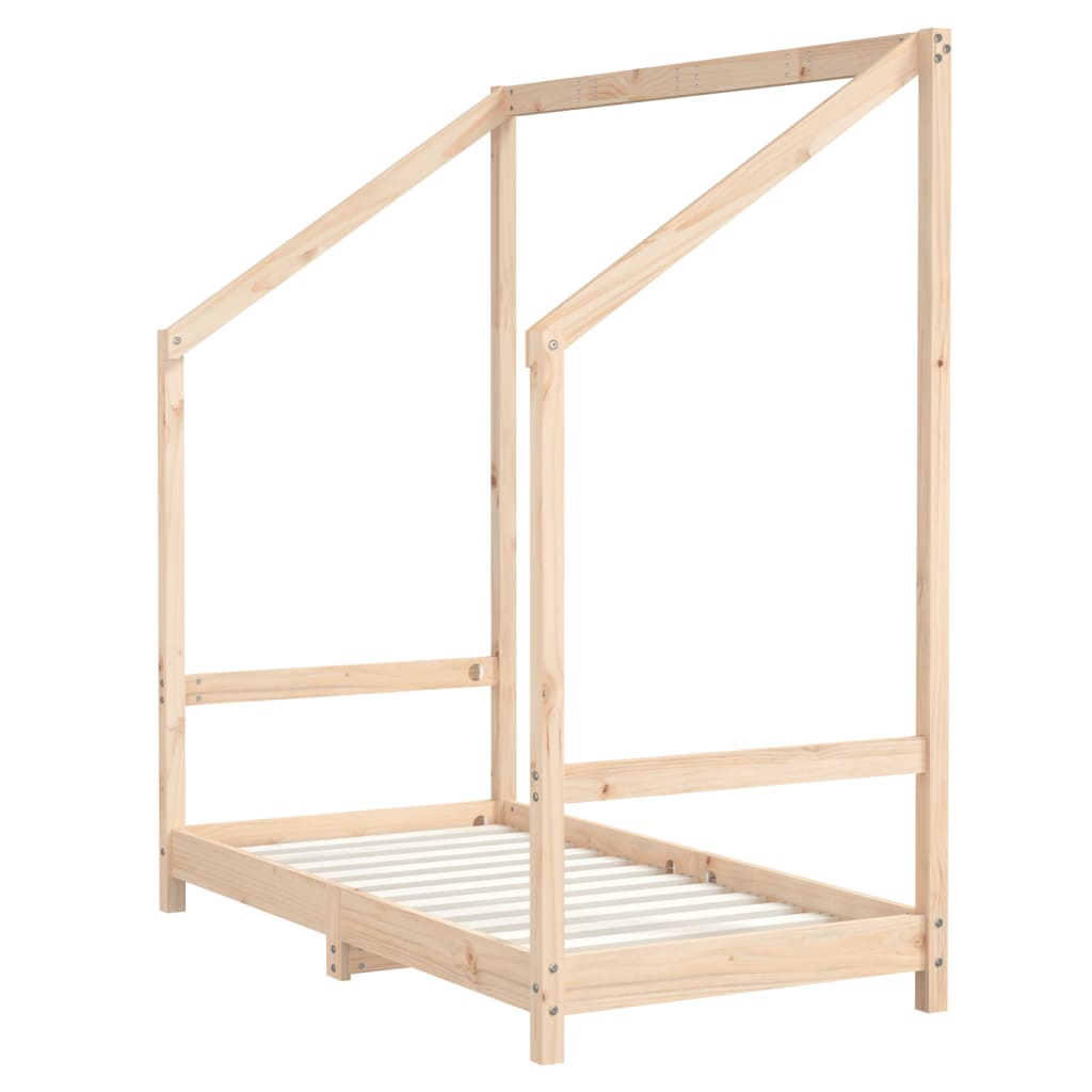 Kinderbedframe 70x140 cm massief grenenhout