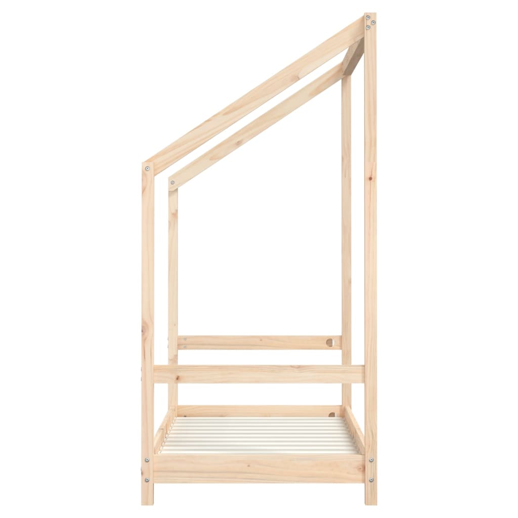 Kinderbedframe 70x140 cm massief grenenhout