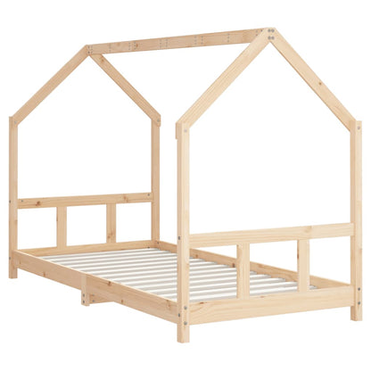 Kinderbedframe 90x190 cm massief grenenhout