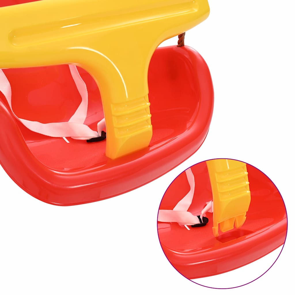 Babyschommels 2 pcs Rood 36 x 43 x 42 cm Kunststof