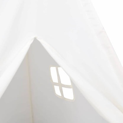 Teepee Tent Wit 120 x 120 x 150 cm Stof en Kunststof
