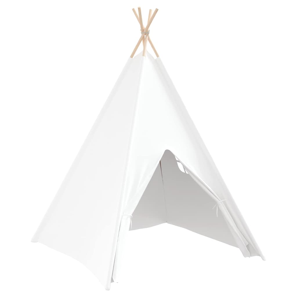 Teepee Tent Wit 120 x 120 x 150 cm Stof en Kunststof