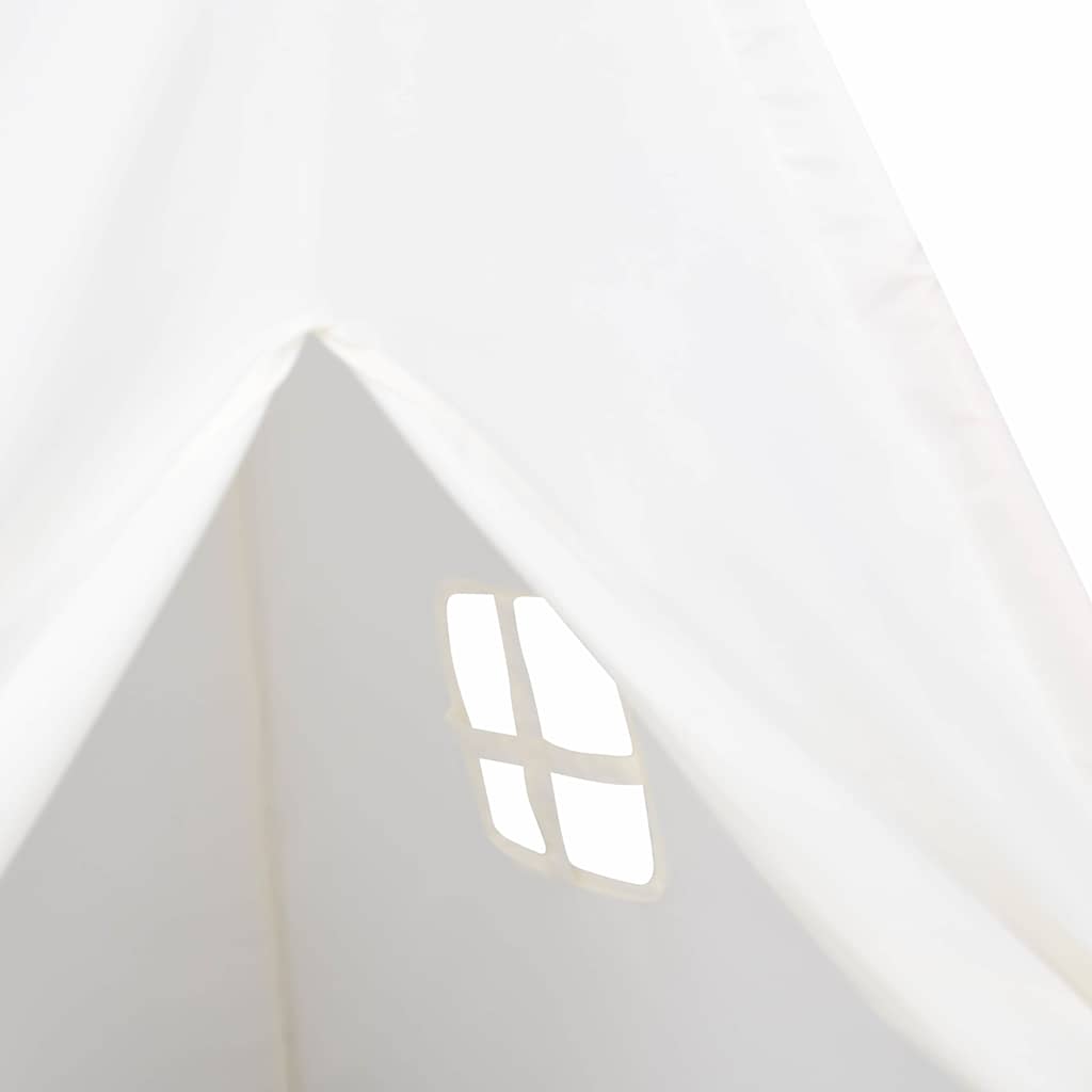 Teepee Tent Wit 120 x 120 x 150 cm Stof en Kunststof
